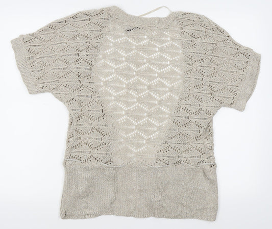 Atmosphere Womens Beige Cardigan Jumper Size 12