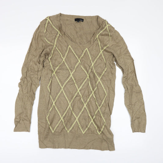 NEXT Womens Beige Pullover Jumper Size 14