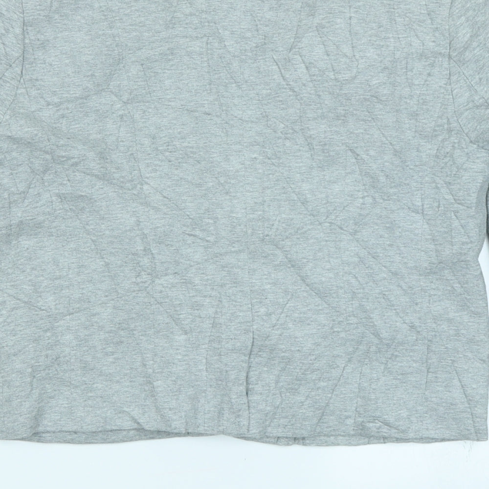 Divided Womens Grey Jacket Blazer Size 12