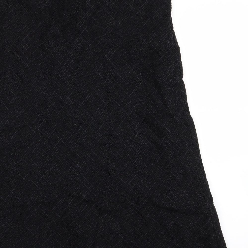M&S Womens Black A-Line Skirt Size 12