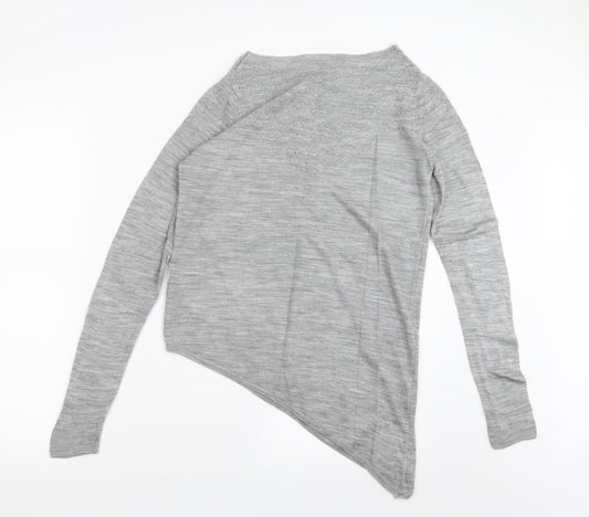 George Womens Grey Basic T-Shirt Size 8