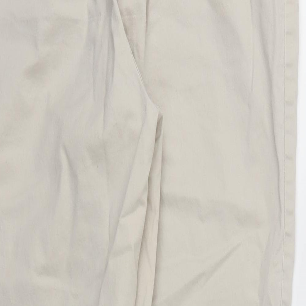 Womens UK Size 12 St Bernard Regular Fit Beige Trousers