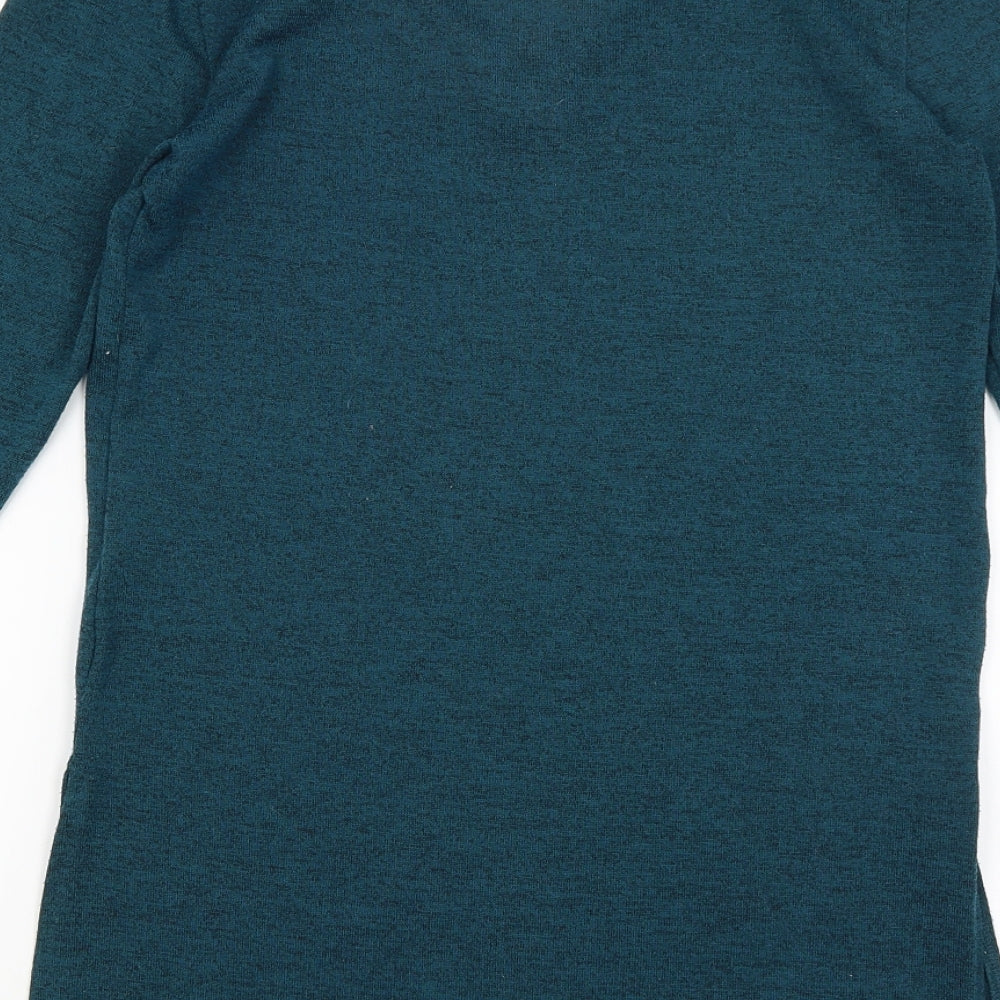 Womens UK Size 4 Primark Blue Basic T-Shirt