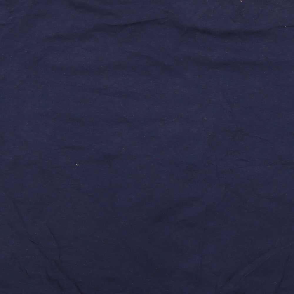 Primark Womens Blue Cropped T-Shirt Size L - Perfection