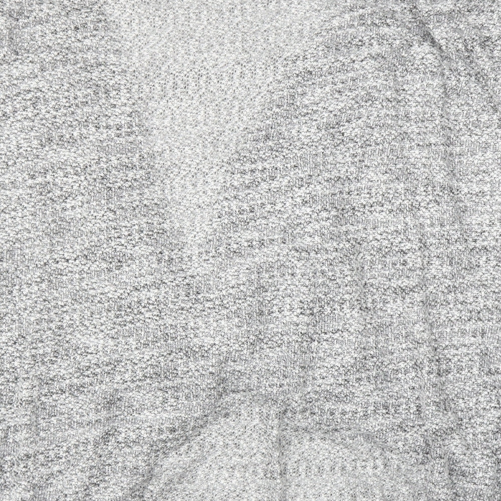 Womens UK Size 14 Label Lab Grey Wrap Blouse