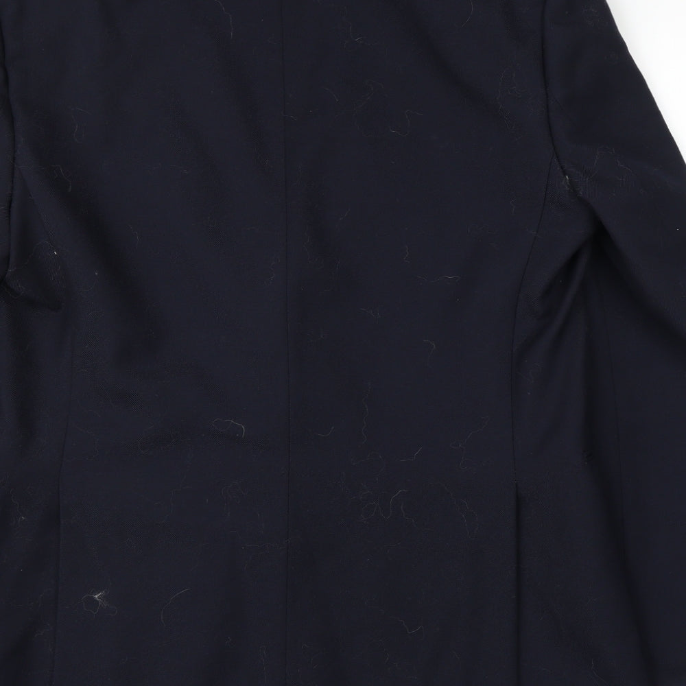 Lui Mens Blue Jacket Suit Jacket Size 40