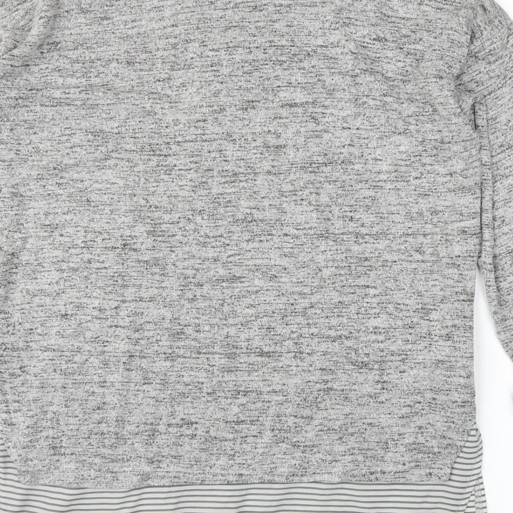 Primark Womens Grey Basic Blouse Size 8