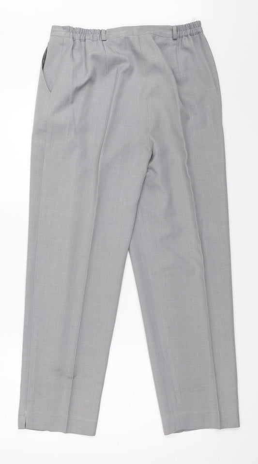 Womens UK Size 12 Bonmarché Regular Fit Green Trousers