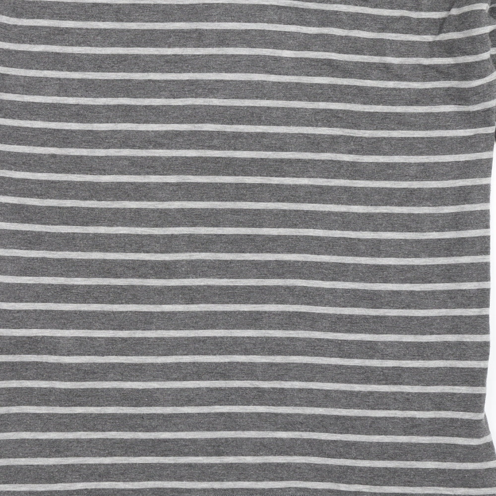 A Pea in the Pod Womens Grey Striped Pullover Sweatshirt Size S