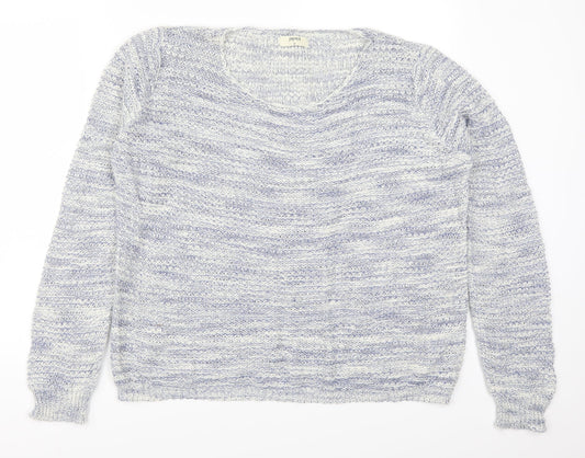 Papaya Womens Blue Pullover Jumper Size M