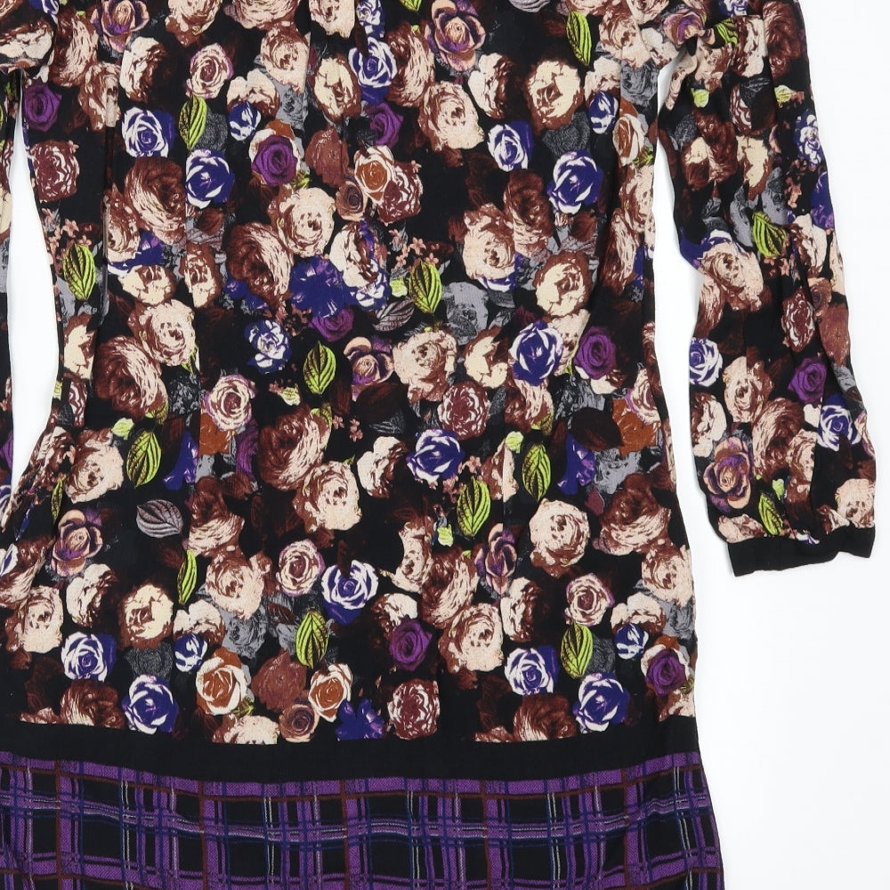Marks and Spencer Womens Multicoloured Floral Pencil Dress Size 10