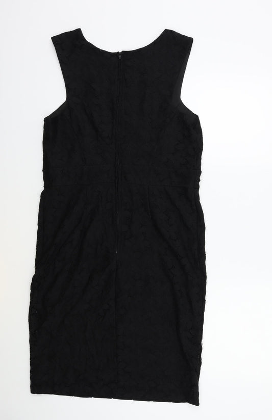 George Womens Black Sheath Size 14
