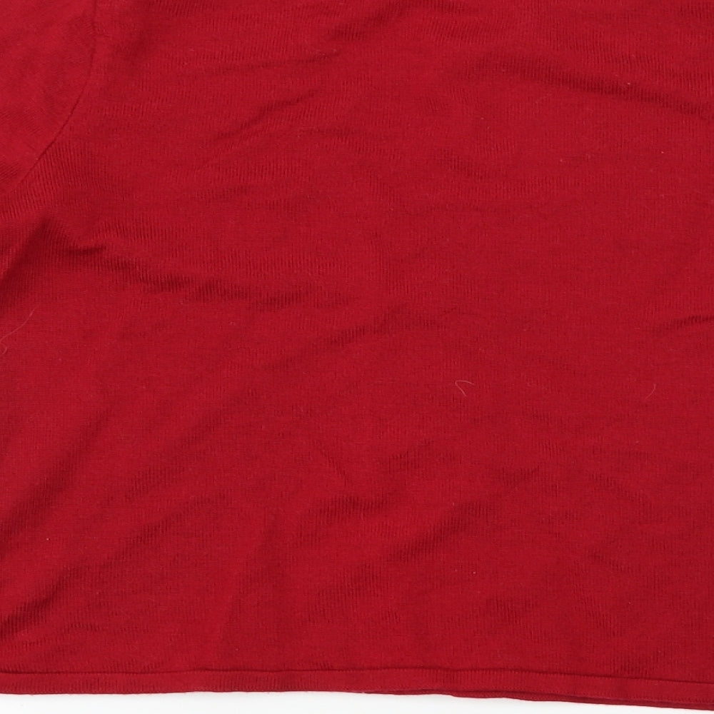 Marks and Spencer Womens Red Pullover Jumper Size L