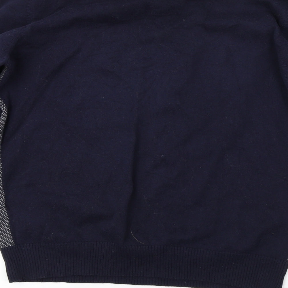 Springfield Mens Blue Pullover Jumper Size S