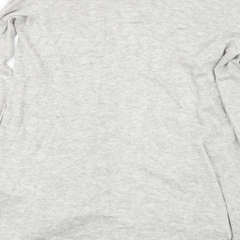 Marks and Spencer Womens Grey Cardigan Jumper Size S