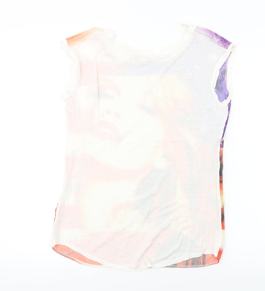 influence Womens Red Basic Blouse Size M