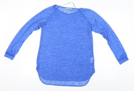 Atmosphere Womens Blue Basic Blouse Size 8