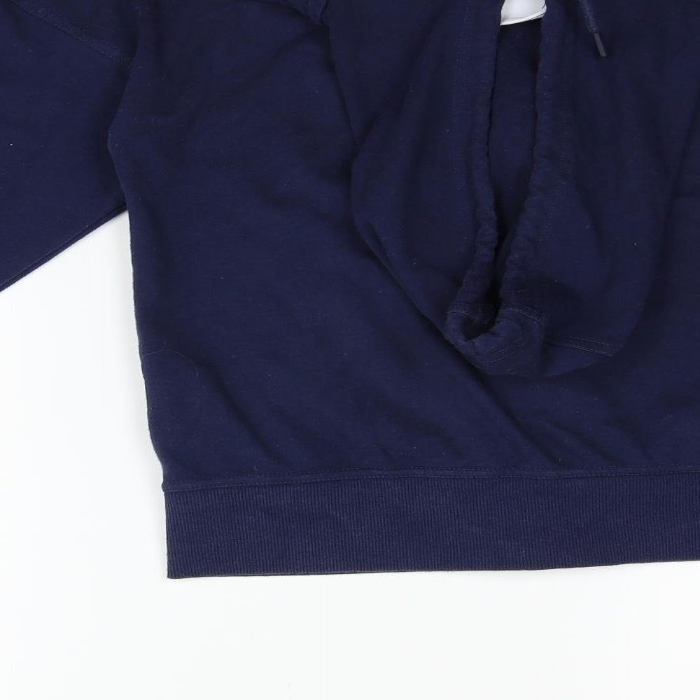 Lonsdale Womens Blue Full Zip Jumper Size 10