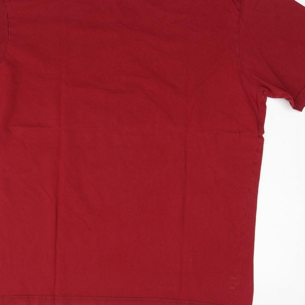 Maine Mens Red T-Shirt Size M
