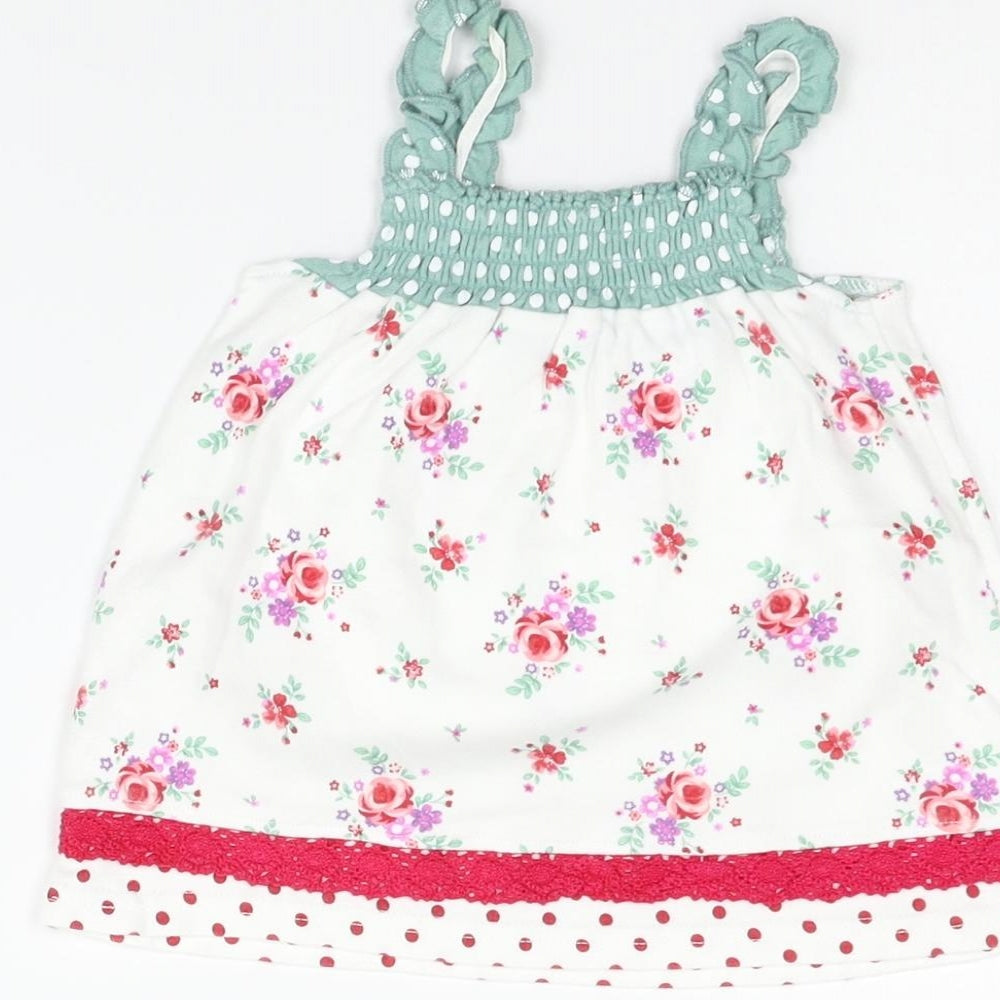 George Girls Silver Geometric A-Line Size 3-6 Months