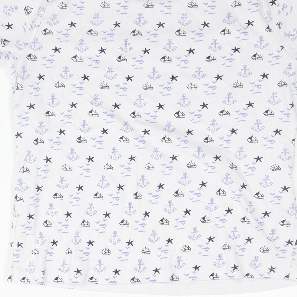 Womens UK Size 14 ARISTA White Basic Tank