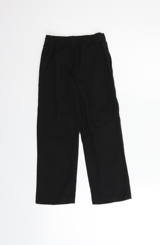 George Boys Black Chino Trousers Size 5-6 Years