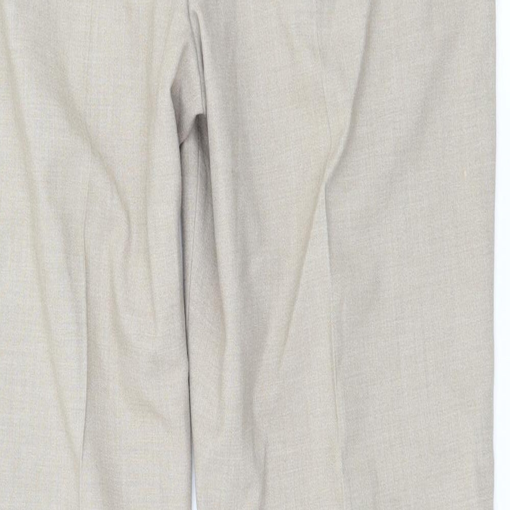 Anne Brooks Womens Beige Trousers Size 12 L27 in
