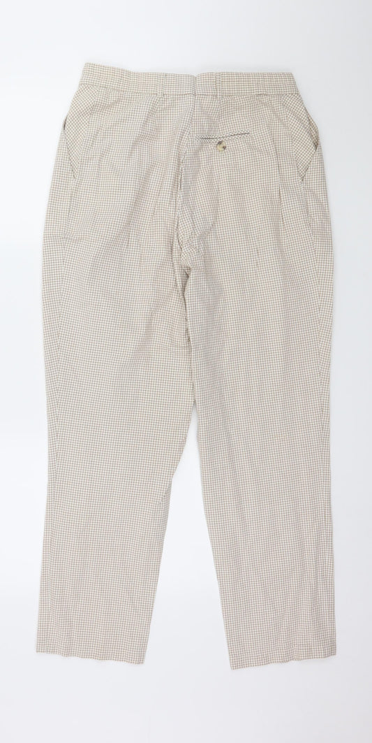 Womens UK Size 30 in Preworn Regular Fit Brown Trousers
