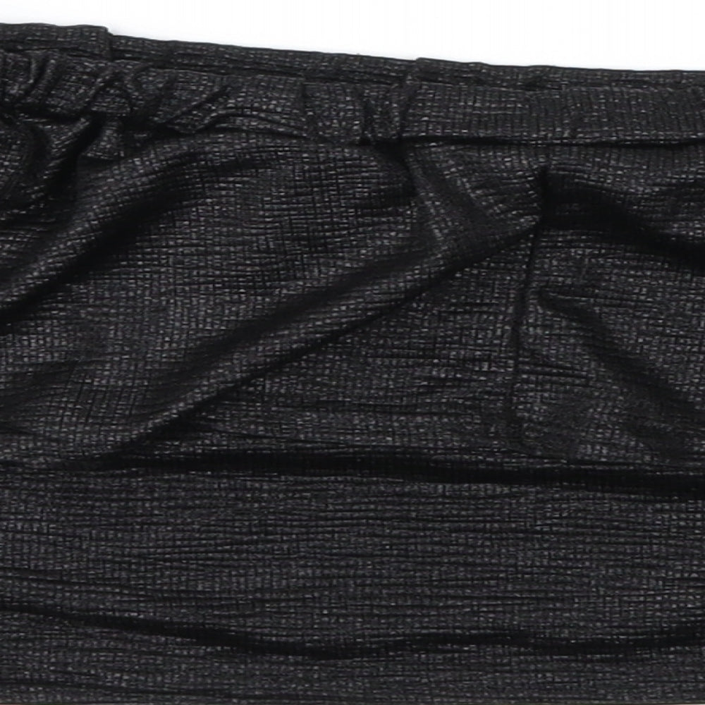 Lipsy Womens Black Basic Blouse Size 10