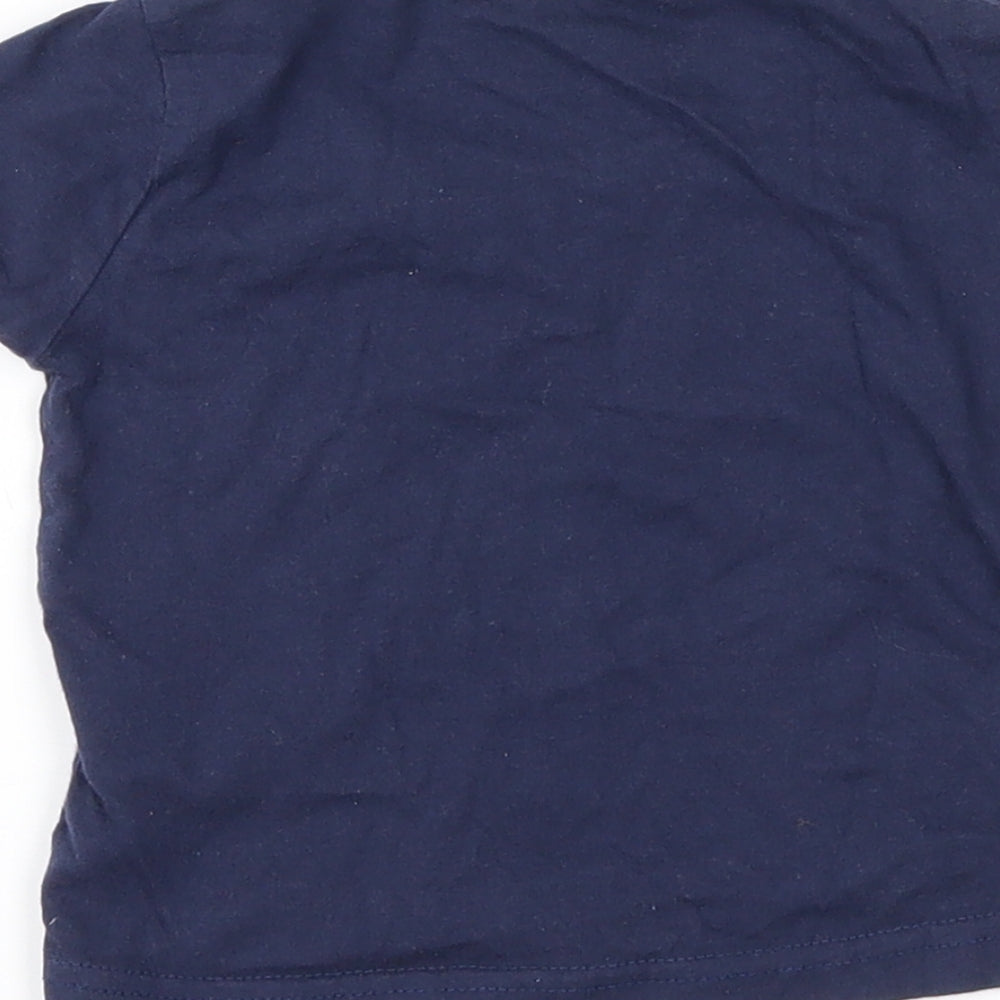 Early Days Girls Blue Basic T-Shirt Size 9-12 Months