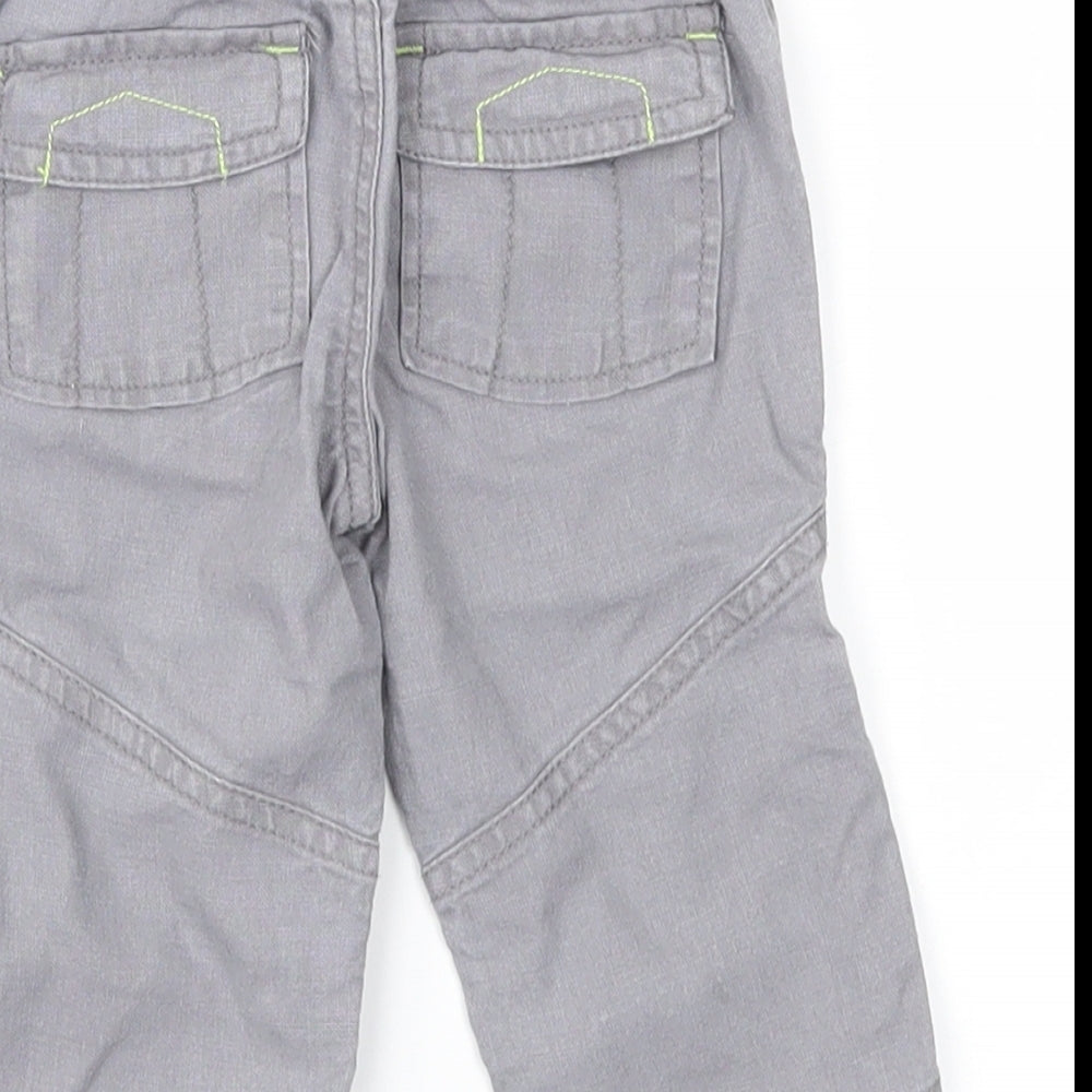 Baby Boutique Boys Grey Cargo Trousers Size 3-6 Months