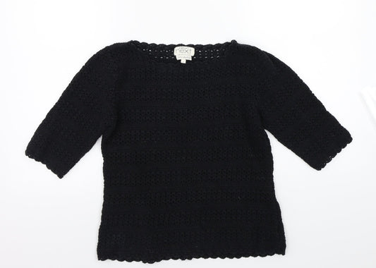 NEXT Womens Black Pullover Jumper Size 6