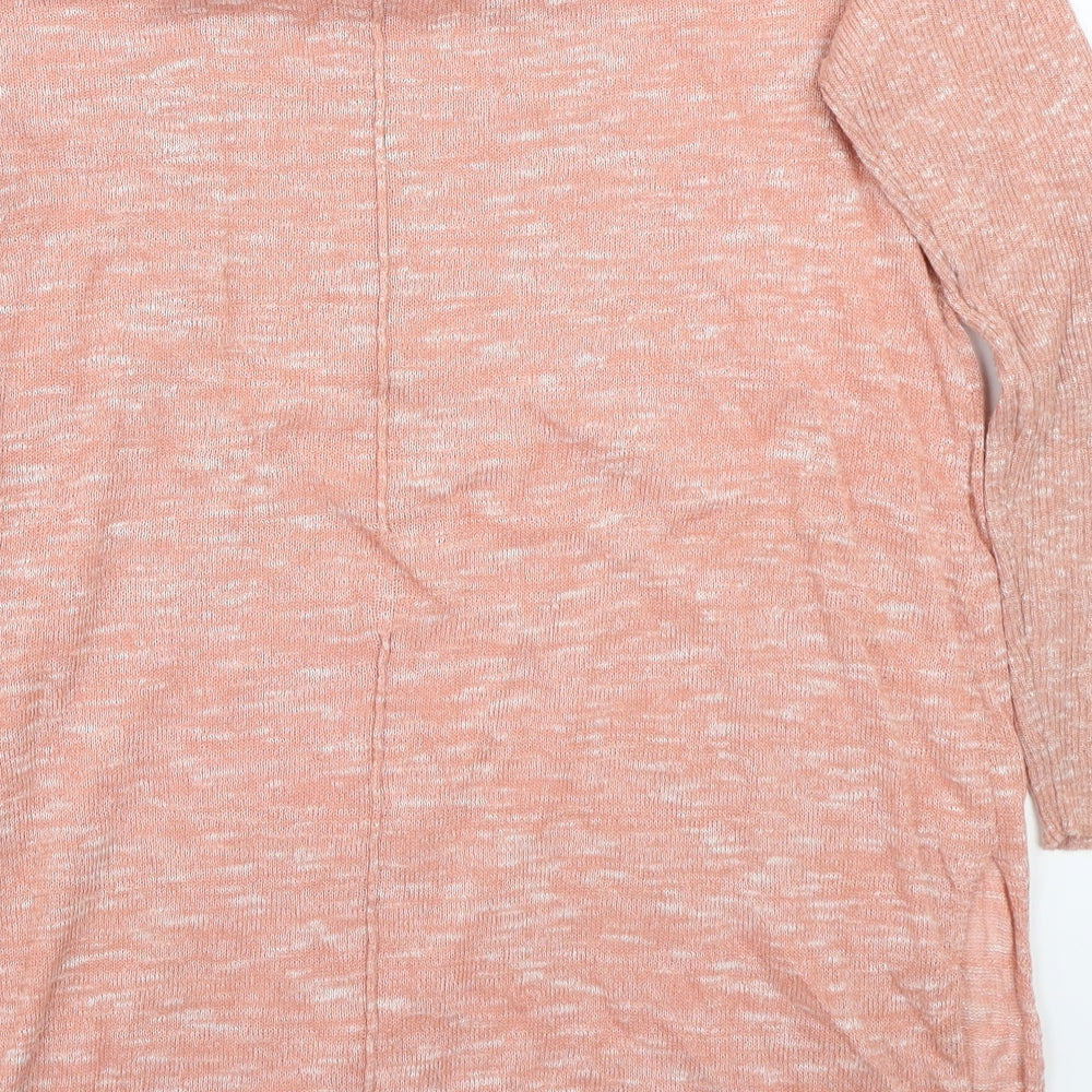 Papaya Womens Pink Basic T-Shirt Size M