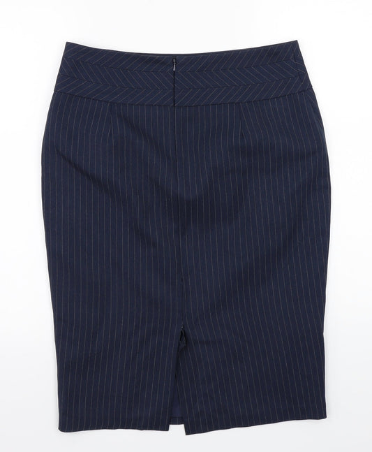 F&F Womens Blue A-Line Skirt Size 10