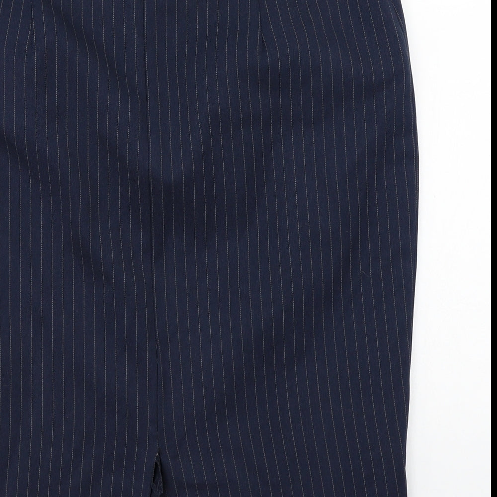 F&F Womens Blue A-Line Skirt Size 10