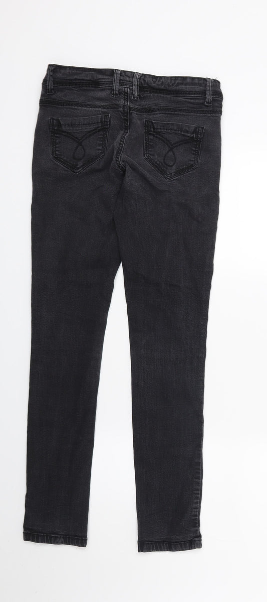 Primark Womens Black Denim Skinny Jeans Size 28 in L27 in