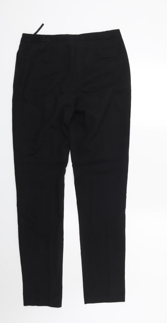 Primark Womens Black Trousers Size 8 L28 in