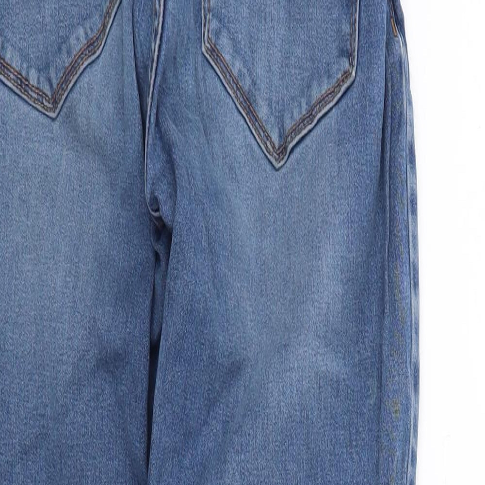 Mango Womens Blue Denim Skinny Jeans Size 10 L26 in