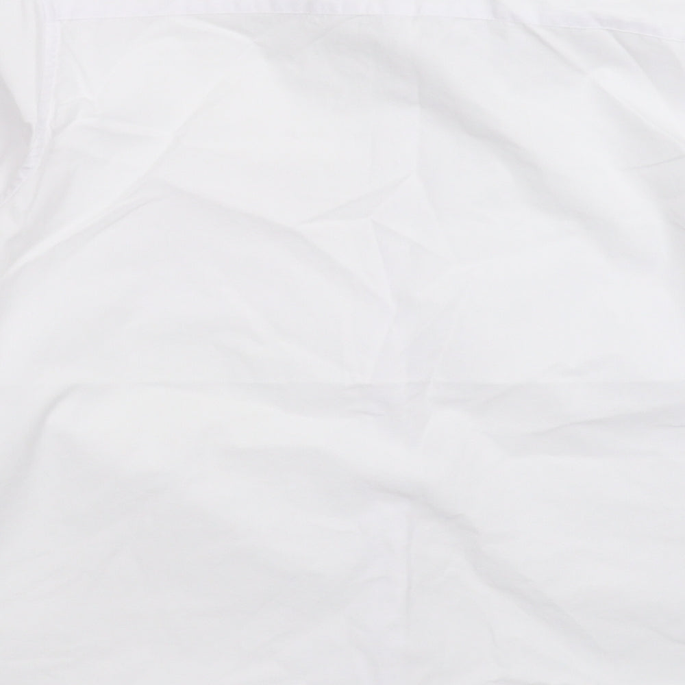 Marks & Spencer Girls White Basic Button-Up Size 16 Years