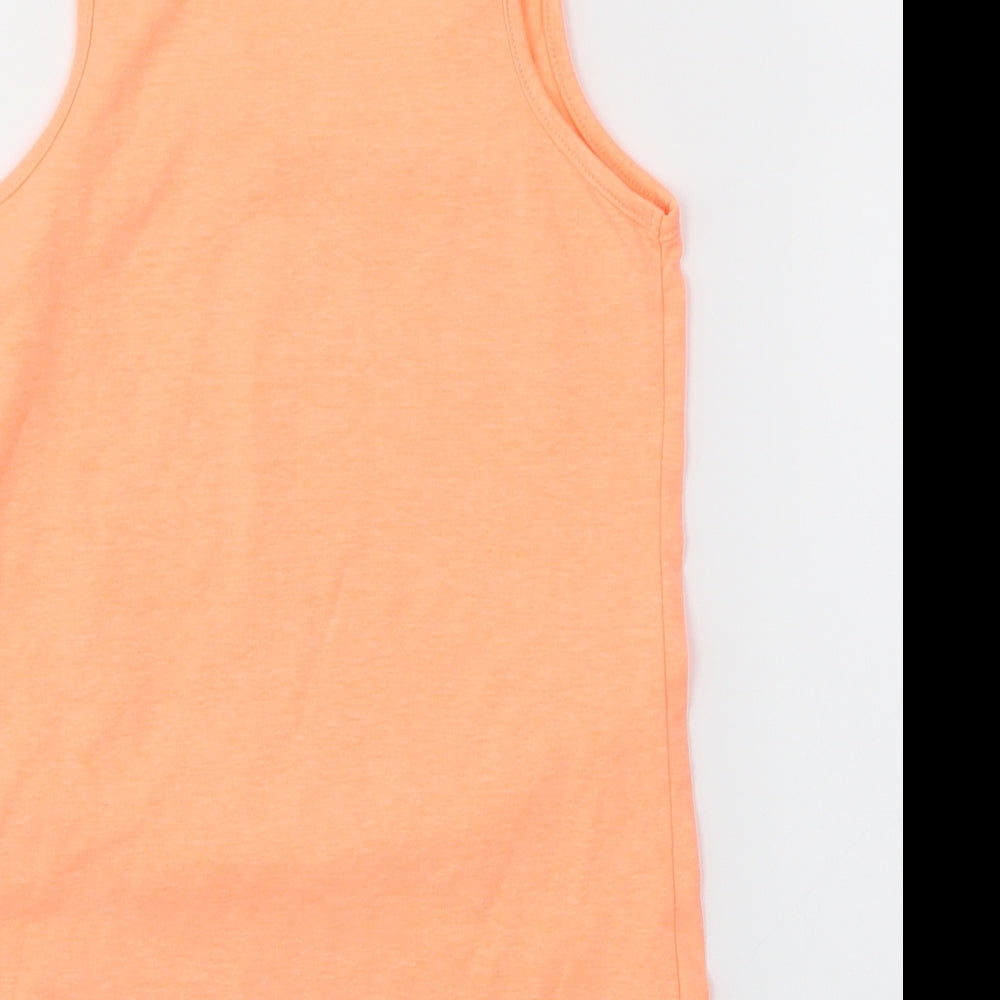 so twee Girls Orange Basic Tank Size 6 Years