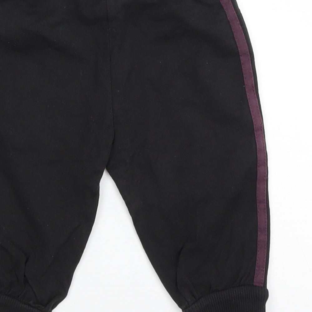 Adams Boys Black Sweatpants Trousers Size 3-6 Months