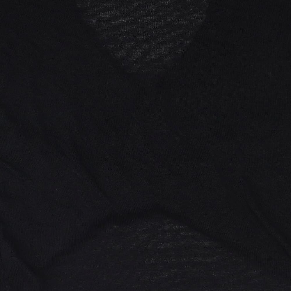 Womens UK Size 8 River Island Black Basic Blouse