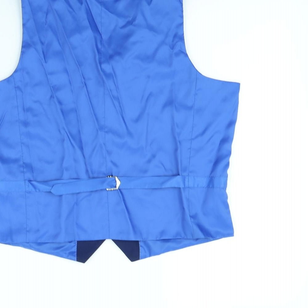 Mens UK Size 40 Preworn Blue Gilet