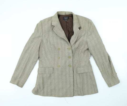Womens UK Size S M&S Brown Jacket