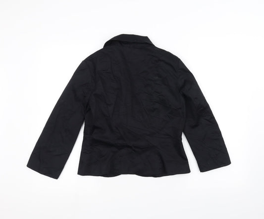 Womens UK Size 10 H&M Black Jacket