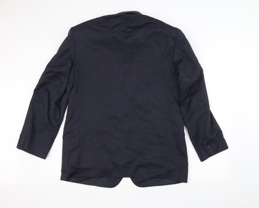 Mens UK Size 42 Preworn Regular Blue Suit Jacket
