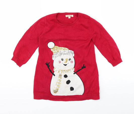 Blue Zoo Baby Red Pullover Jumper Size 18-24 Months