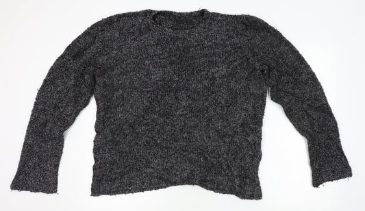 ASOS Womens Black Knit Pullover Jumper Size XL