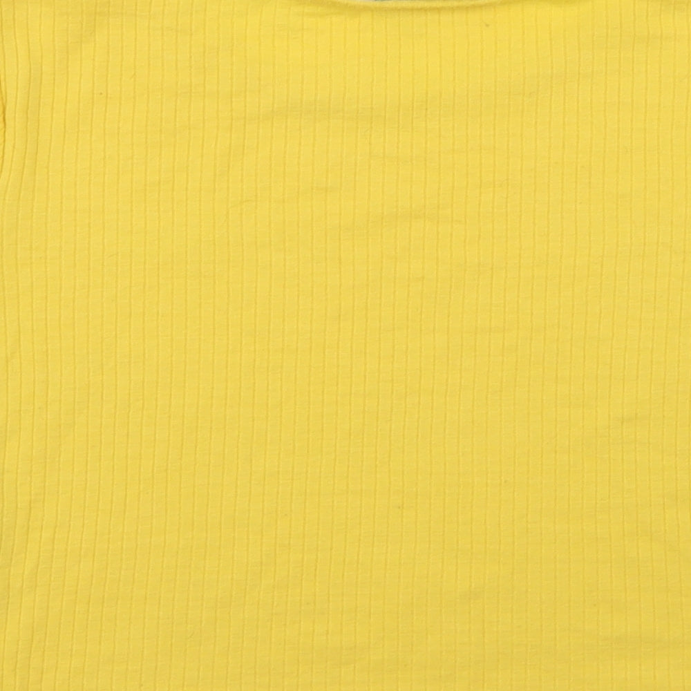 Primark Womens Yellow Basic T-Shirt Size 10