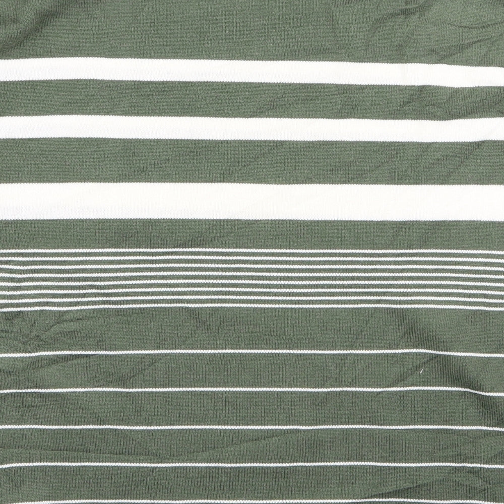 Womens UK Size ELVI Green Basic T-Shirt